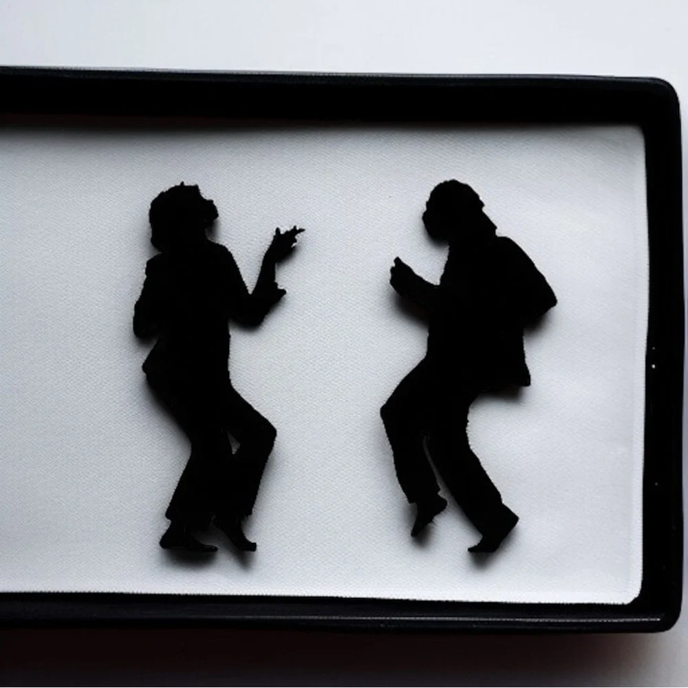 Twist & Shout: Pulp Fiction Dance Stud Earrings - Handmade Fun! NWT Studs